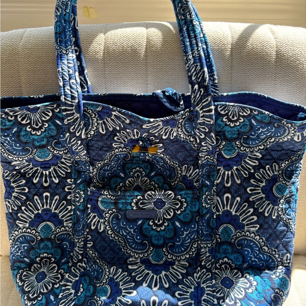 Vera Bradley Blue Floral Tote Bag
